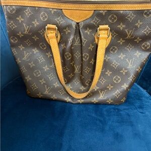 Louis Vuitton Classic Monogram Tote in Brown and Tan